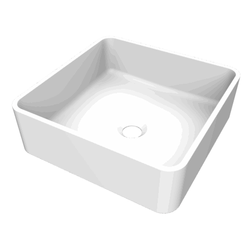 WAS111015-Arcqua-Case-opbouw-waskom-vierkant-37x37-mat-wit-persp Arcqua Case opbouw waskom vierkant 37 x 37 mat wit