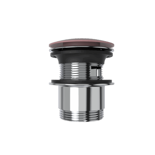 Arcqua pop-up waste bad 1 1/2 met overloop mat roze